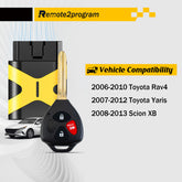 Car Key Programmer and Keyless Entry Remote Replacement for Toyota Rav4/Yaris/Scion XB with FCC: HYQ12BBY